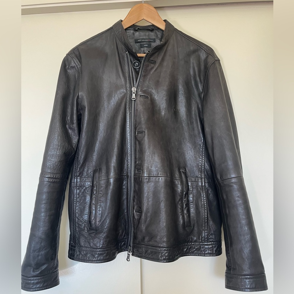 EUC John Varvatos Men’s Leather Jacket